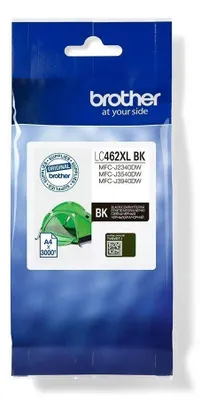 Zdjęcie produktu dla Brother LC462XLBK, Wysoka (XL) wydajność, Czarny, 1 szt., 3000 stron(y), Jednopak