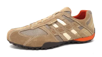 Produktbild von Geox Herren Uomo Snake L Sneakers, Beige Dk Orange, 39 EU