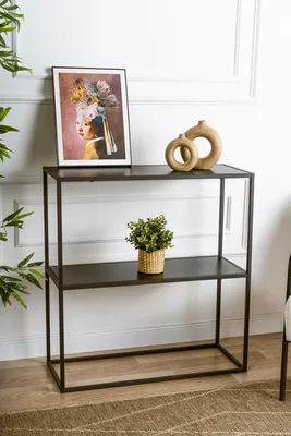 Produktbild von Skye Decor, Andas - Black, Anrichte, Schwarz, 100 % MELAMINBESCHICHTETE SPANPLATTEN, 83 x 21 x 78 cm