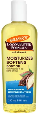 Produktbild von Palmer's Cocoa Butter Formula Moisturizing Body Oil, Öl, Feuchtigkeitsspendend, Weichmachend, trockene Haut, Raue Haut, 250 ml, Kokosöl, Flasche