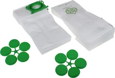Produktbild von Sebo 5093ER, Staubbeutel, Grün, Weiß, 8 Stück(e)