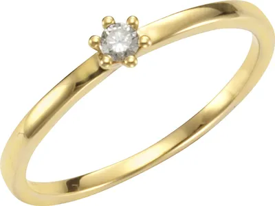Produktbild von Orolino Ring Gold 750 mit Brillant 0,07ct.