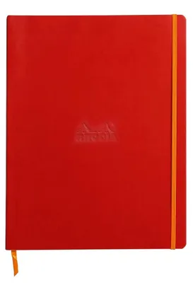 Produktbild von Rhodia  NBuch A4+ liniert mohn
