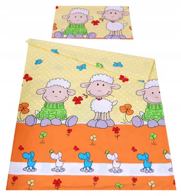 Produktbild von BabyLux Bettwäsche-Set 135x100 cm Baumwolle für Kinderbett
