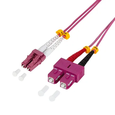 Produktbild von LogiLink LC/SC, 15 m, 15 m, OM4, LC, SC