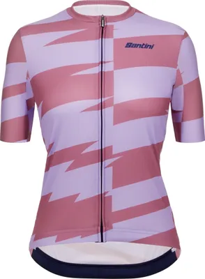 Zdjęcie produktu dla SANTINI Kurzarm Fahrradtrikot - FURIA SMART - Rosa/Lila 2XL