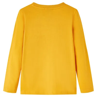 Immagine prodotto di vidaXL Camicia a maniche lunghe per bambini ocra 104