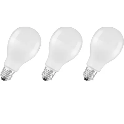 Produktbild von 3x OSRAM LED Innen Lampe 19W = 150W Neutralweiß 4000K Leuchtmittel E27 Glühbirne A68 2542 lm 200° VALUE CLASSIC