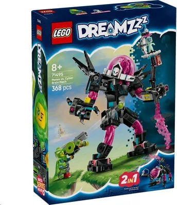 Obrázok produktu pre LEGO DREAMZzz Mateo vs. Kybermozgový robot, Stavebnica, 8 rok / roky, Plast, 368 kusov, 475 g