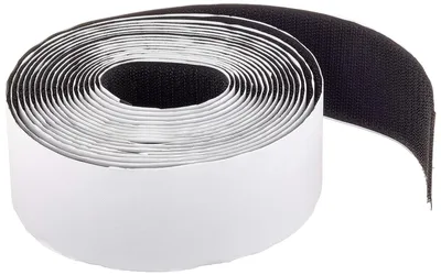 Produktbild von Delock Klettband selbstklebend mit Haft- und Flauschband L 5 m x B 50 mm schwarz