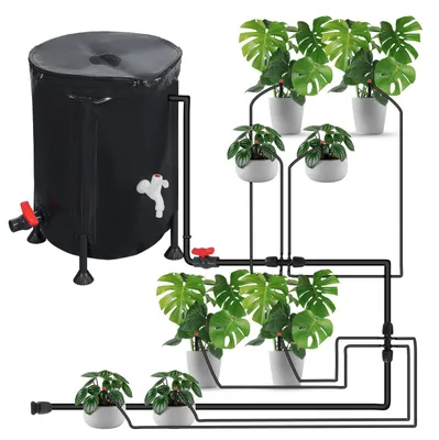 Bewässerungssystem 50 L mit Pumpe & 8 Tropfsprühern