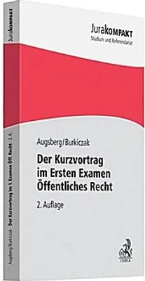 Immagine prodotto di Augsberg, S: Kurzvortrag im Ersten Examen/Öffentliches Recht