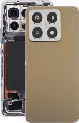 Obrázok produktu pre Náhradný diel na zadný kryt batérie pre Xiaomi 14T – zlatá farba