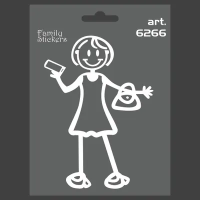 Produktbild von Sticker Aufkleber Family Mama Handy