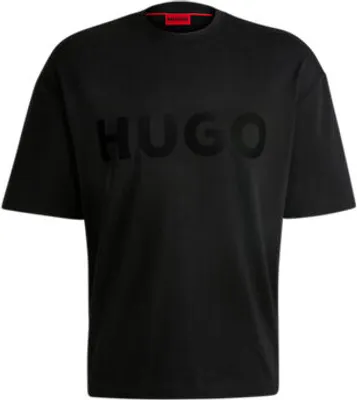 Produktbild von HUGO T-Shirt mit Dinkee-Logo, Schwarz XL