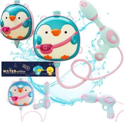 Produktbild von Wasserpistole mit Rucksack Penguin Großer Tank Verstellbare Pistole