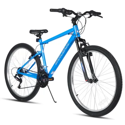 Produktbild von HILAND Mountainbike 26/27 Zoll Herren Damen Studenten fahrräder, Gelände Pendlerfahrräder Mit 18 Gang, Doppel-V-Bremsen, stoßdämpfender Federgabel