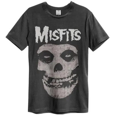 Produktbild von Amplified Shirt Misfits Skull charcoal M