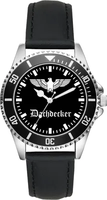 Produktbild von KIESENBERG Herrenuhr Armbanduhr Dachdecker Geschenk Fan Artikel Zubehör Fanartikel Analog Quartz Uhr L-20048