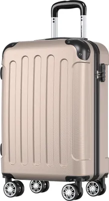 Produktbild von TRVLMORE Handgepäck Koffer - 38L - Zahlenschloss - Leichtgewicht - Trolley - 54x36x20cm - Passt in 55x40x20 cm - Champagner