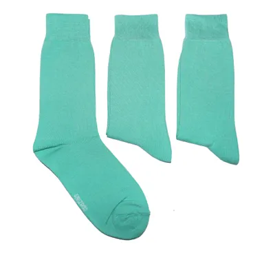 Produktbild von Herren Business Socken 3-er Pack aus Baumwolle Natur Pfeffermintz Größe 43-46