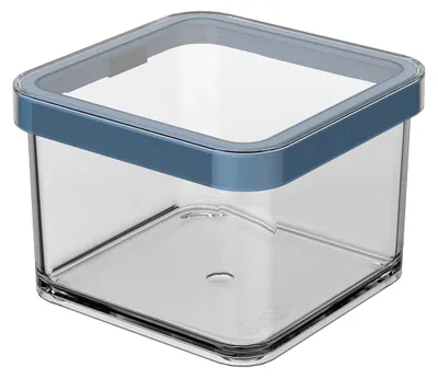 Produktbild von Aufbewahrungsbox mit Deckel, 0,5 Liter, aus Kunststoff, in Blau