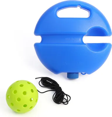 Produktbild von Pickleball-Trainer mit Rebound-Pickleballball, kompakte Größe, tragbare Pickleball-Ausrüstung für Solo-Training, Trainingsgerät, Sportzubehör