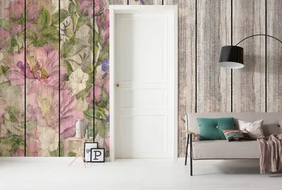Produktbild von Komar Vlies Fototapete - Vintage Rose - Größe: 500 x 250 cm (Breite x Höhe) - 5 Bahnen
