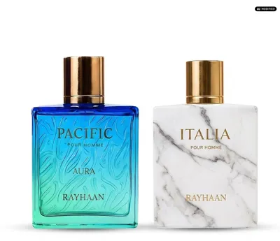Produktbild von Rayhaan Pacific Aura und Italia Eau de Parfum Duft Duo