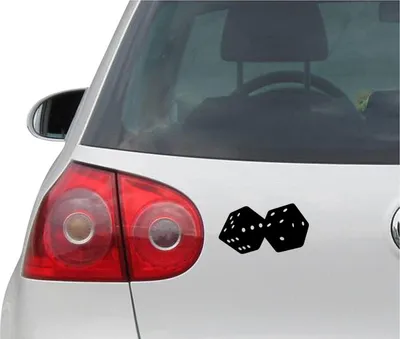 Produktbild von Aufkleber / Autoaufkleber - JDM - Die cut - DICE - Auto, Truck, Notebook, Laptop - schwarz - 139mmx78mm