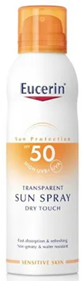 Produktbild von Transparente Sprü hbrä une Dry Touch SPF 50, 200 ml