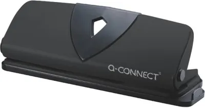 Produktbild von Q-Connect Doppellocher - 25 Blatt, schwarz
