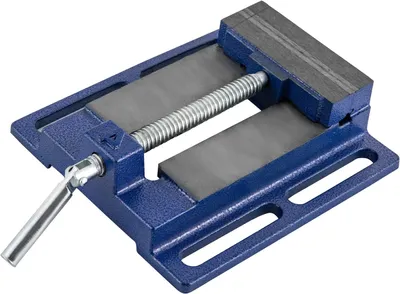 Produktbild von 100MM Maschinenschraubstock Profi Maschinen Schraubstock für Holz, Metall, Kunststoff Blau