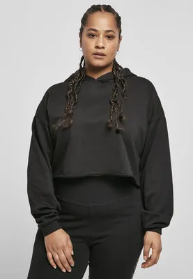 Obrázek produktu pro Dámská mikina Urban Classics Ladies Oversized Cropped Hoody black - S