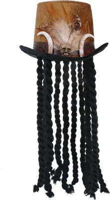 Produktbild von Smiffys - "Deluxe" Zylinderhut für Herren/Damen Uni SM1992 (Einheitsgröße) (Schwarz/Braun)