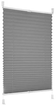 Produktbild von Rollo mit Klammerhaltern BZ45A100, 45 x 100 cm, anthrazit