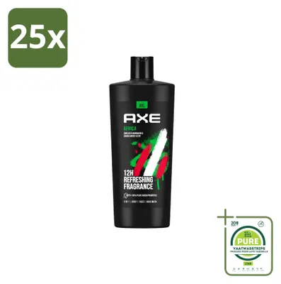 Obrázek produktu pro 25 kusů sprchového gelu AXE Africa - 700 ml - velkopack