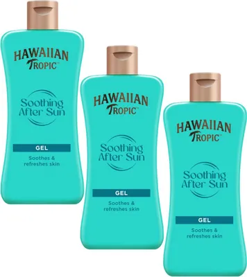 Produktbild von 3 x Hawaiian Tropic After Sun Gel Mit Aloe Vera Frischer Duft je 200ml