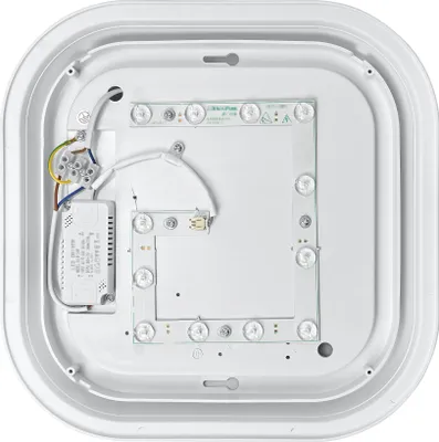 Obrázek produktu pro LZQ 24W LED stropní svítidlo s detektorem pohybu Teplá bílá Radarový senzor Stropní svítidlo 30x30cm Senzorové světlo Nástěnné svítidlo IP44 Vodotěsné, čtvercové