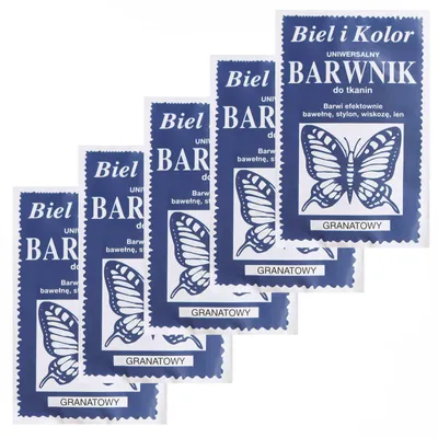 5 x 10g Batikfarbe marineblau