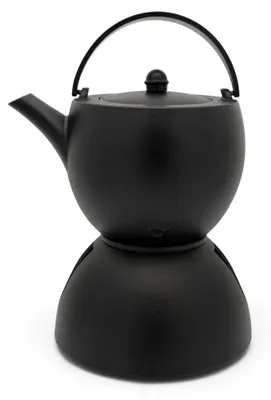 Gietijzeren Teeset Sencha 1,2 L mit Teewärmer