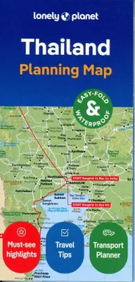 Immagine prodotto di Lonely Planet Thailand Planning Map