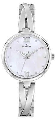 Produktbild von Dugena 4460667 Damen-Armbanduhr, Edelstahl-Gehäuse, Metall-Armband