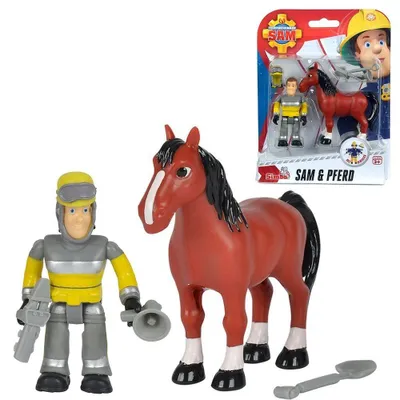 Produktbild von Tierrettung Sam & Pferd | Spiel-Figuren Set | Feuerwehrmann Sam
