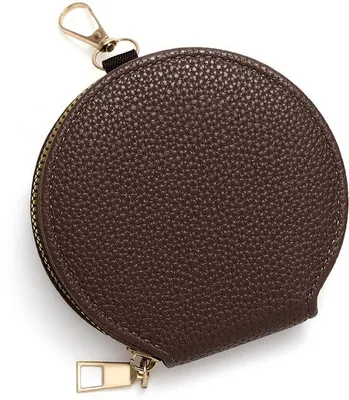 Image de Sac à main de voyage pour femme de style vintage, avec porte-clés intégré et petit porte-monnaie.