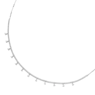 Produktbild von Collier Smart Jewel mit Zirkonia Steinen, Silber 925 Silber 45 cm