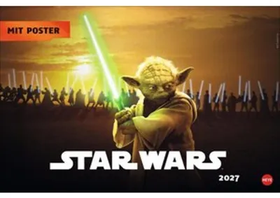 Productafbeelding van Star Wars Brochure XL Kalender 2027: Praktisch en een echte blikvanger: Een grote agenda met de beste scènes uit de Star Wars films. Veel ruimte voor afspraken, ideaal voor Star Wars fans.