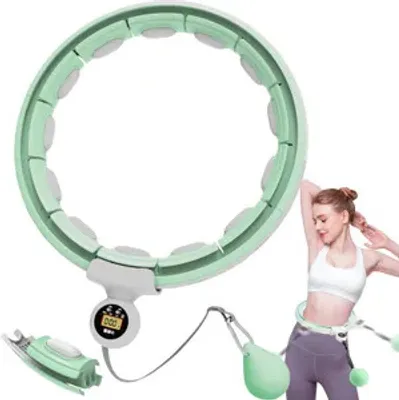 Produktbild von Hula-Hoop-Reifen Smart Hula Hoop, Smart Fitness Reifen fällt Nicht, 16 bewegliche und verstellbare, verwendet für Anfänger, Fitness und training