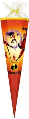 Produktbild von Nestler Schultüte Tüllv. 85 cm 6-eckig Unglaubliche 2 Disney
