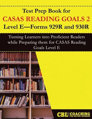 Produktbild von Test Prep Book for CASAS Reading Goals 2 Level E-Forms 929R and 930R